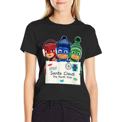 PJ Masks Christmas Letter To Santa Claus Holiday Hero Crew  Classic T-Shirt