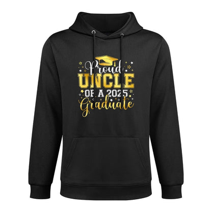 Proud Uncle Of A 2025 Graduate Grad Senior Graduation Gift Durable Construction Hoodie
