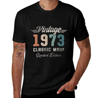 Vintage 1973 52nd Birthday Classic Car  Classic T-Shirt