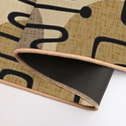 Mid Century Modern Atomic Polka Dot Pattern 229  Odorless Bath Mat