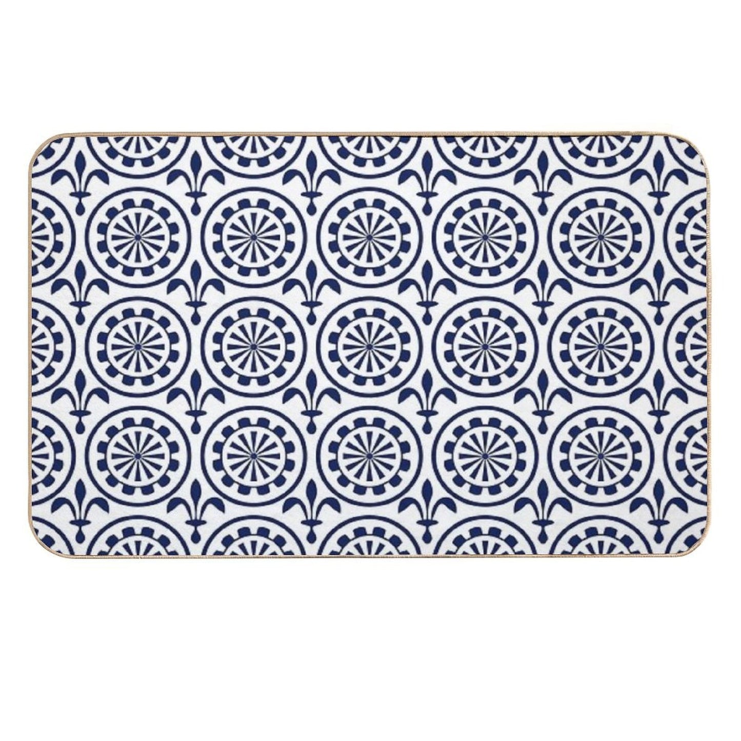 Moroccan Tile Pattern 3  Non-Slip Bath Mat
