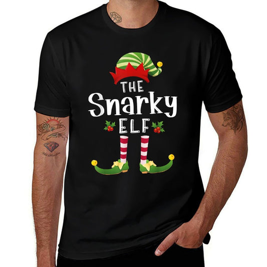 Snarky Christmas Elf Matching Pajama X-Mas Party  Quick-drying T-Shirt