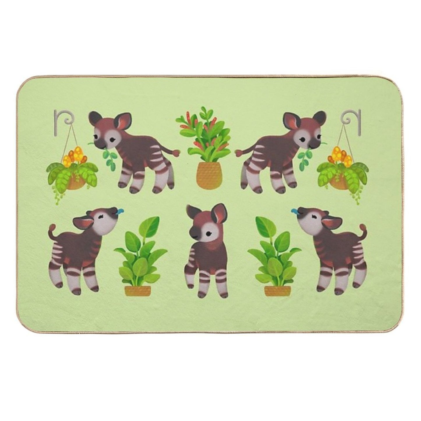 Okapi  Odorless Bath Mat