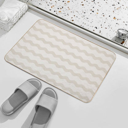 Abstract Print  Odorless Bath Mat