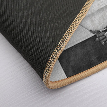 Giraffe on Bathtub Bubble Bath  Slip-Resistant Bath Mat