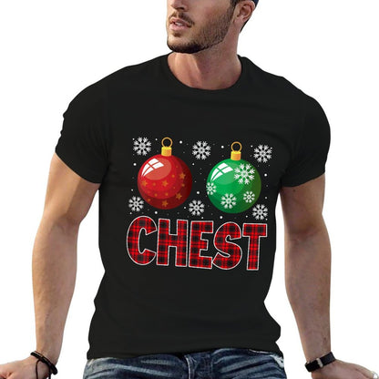 Chest Nuts Christmas T Matching Couple Chestnuts  Breathable T-Shirt