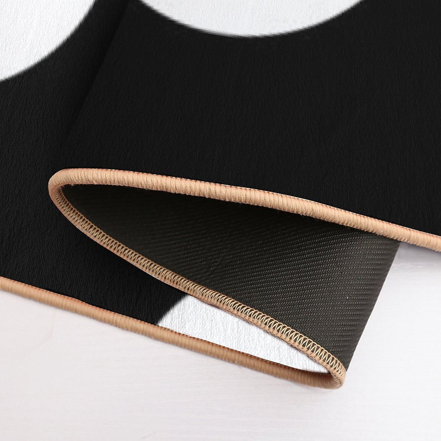 Black And White Polka Dot Design  Absorbent Bath Mat