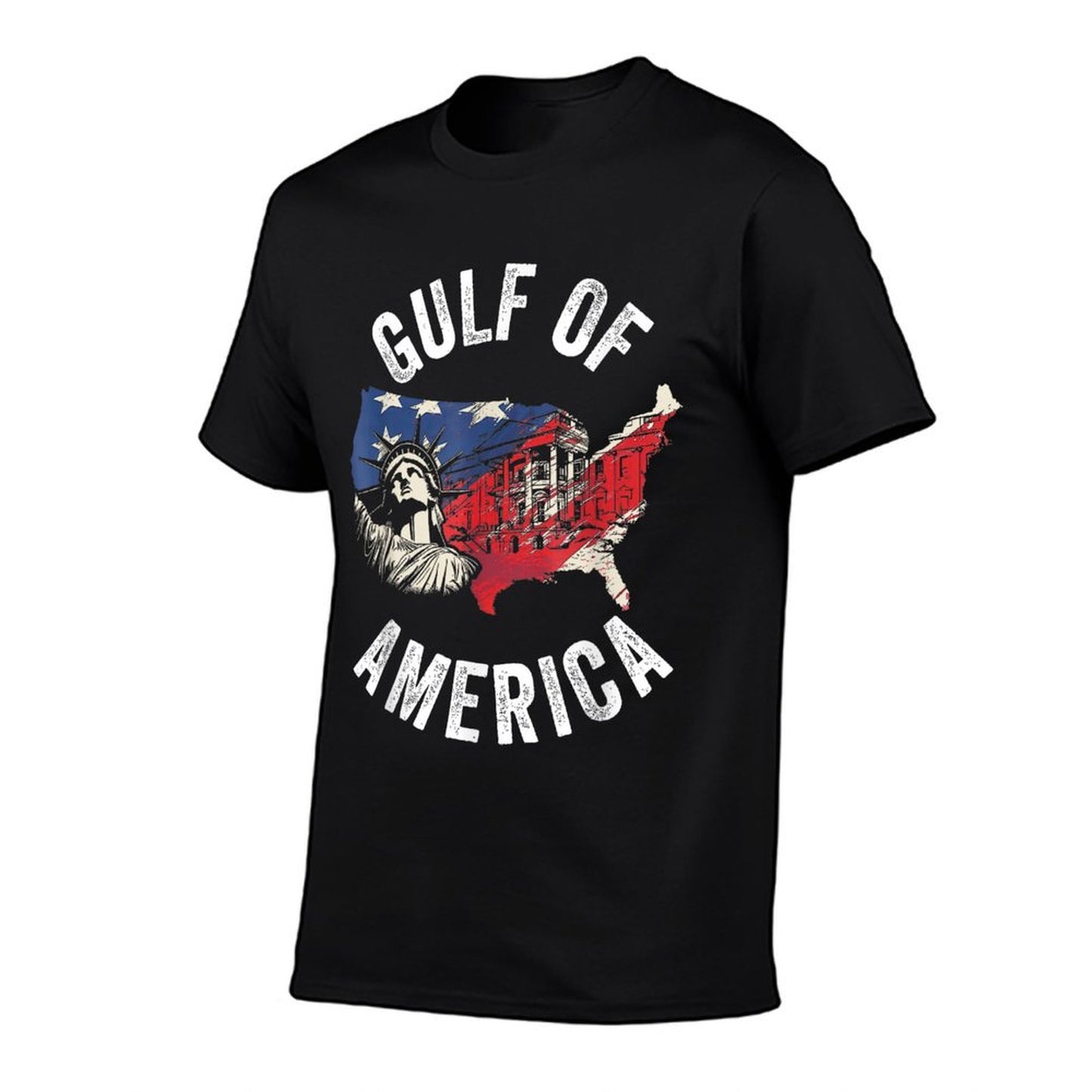 Gulf of United States of America Tagless Design T-Shirt