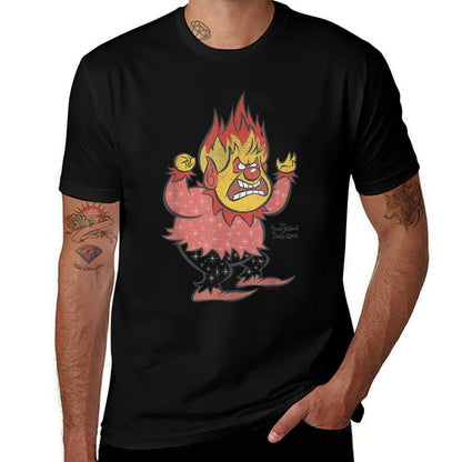 The Year Without A Santa Claus Heat Miser Portrait  Relaxed-fit T-Shirt