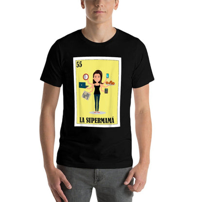 Funny Mexican Mom Design - La Supermama  Lightweight T-Shirt
