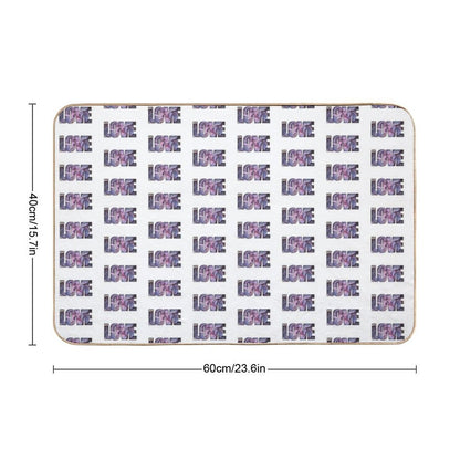 Echeveria Love Durable Bath Mat