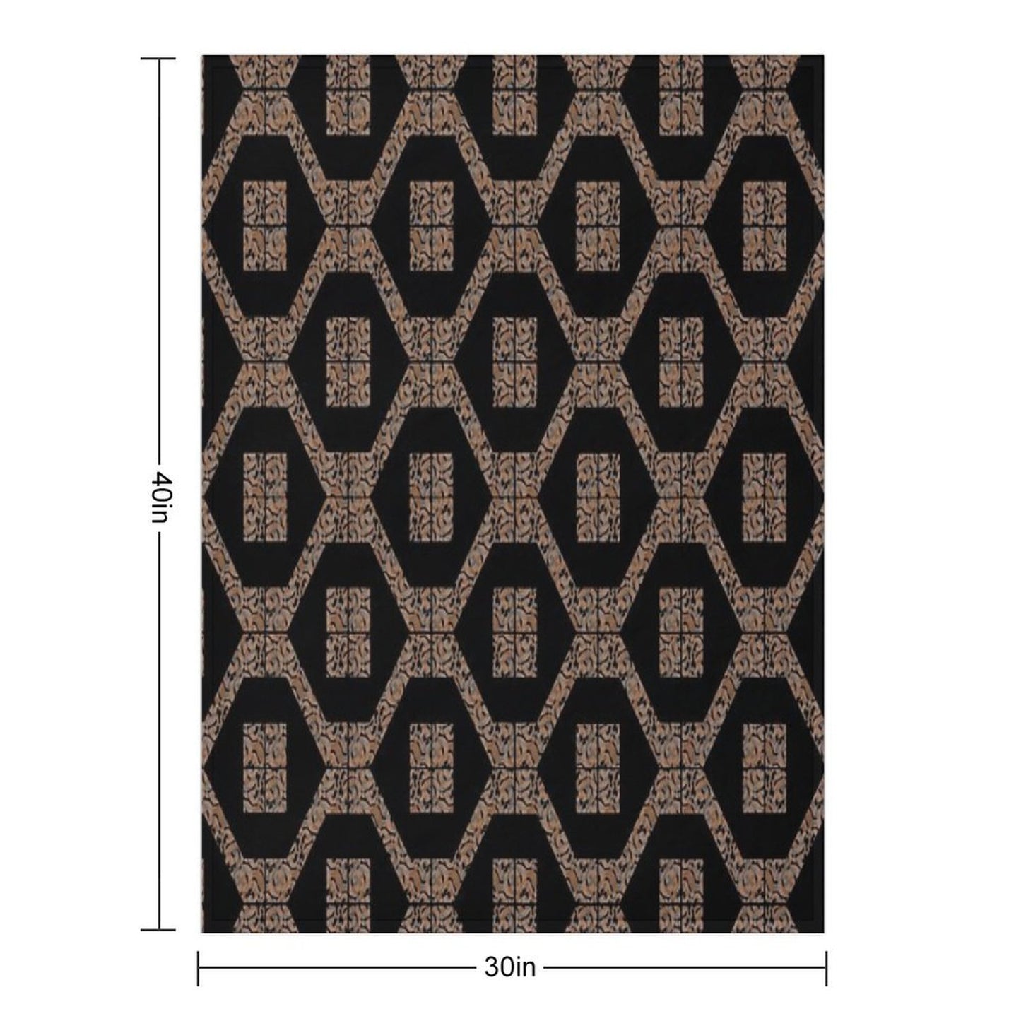Decorative Geometric Design12 Versatility Throw Blanket