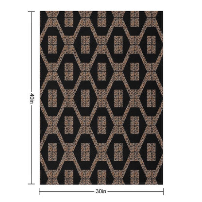 Decorative Geometric Design12 Versatility Throw Blanket
