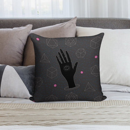 Sacred Geometry Soft Short Plush Fabric Throw Pillow
