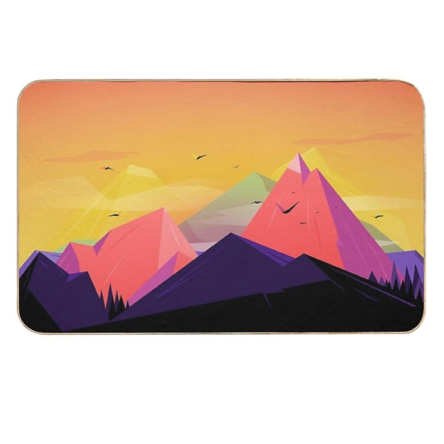 Oh The Mountains  High-Traffic Bath Mat