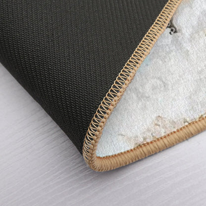 Cute Baby Penguin in A Bathtub, Boys Bathroom Print, Baby Animals in Tub, Whimsy Animal, Kids Bathroom Art  Stain-Proof Bath Mat