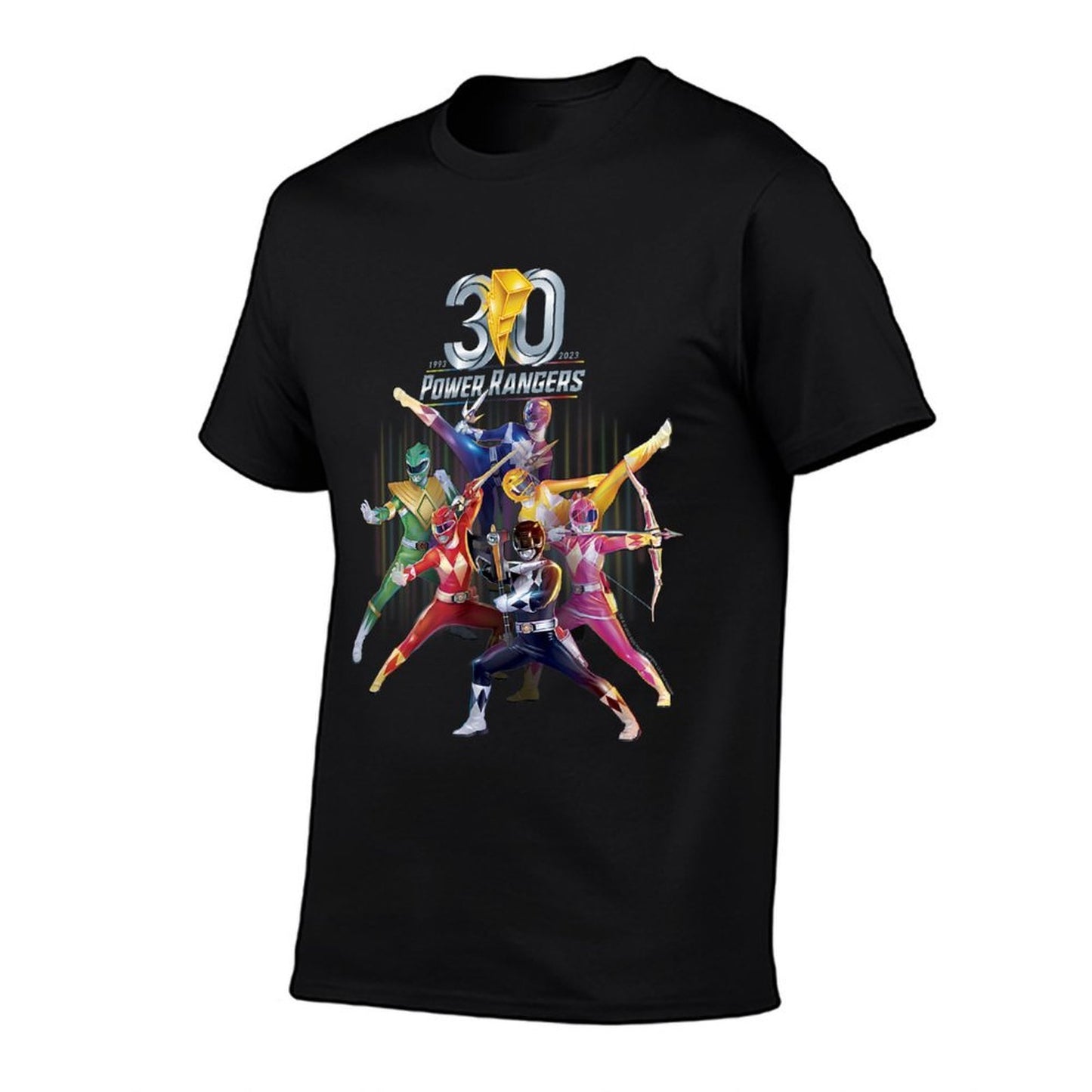 Power Rangers 30th Anniversary Mighty Morphin Vintage Poster  Affordable Price T-Shirt