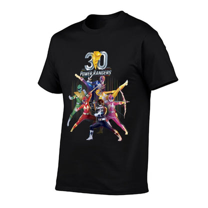 Power Rangers 30th Anniversary Mighty Morphin Vintage Poster  Affordable Price T-Shirt