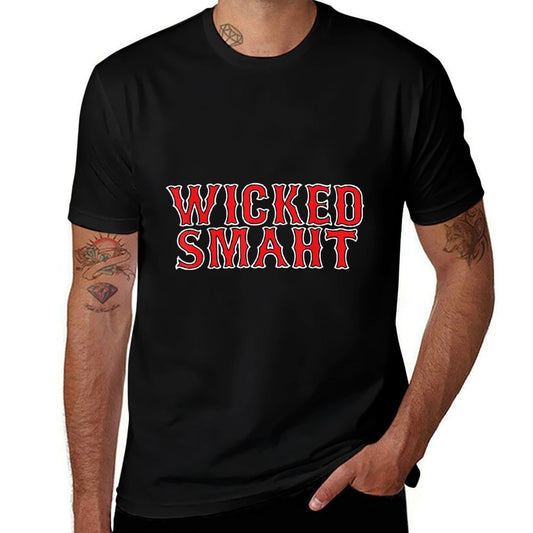 Wicked Smaht Funny Saying Sarcastic Novelty Boston  Lightweight T-Shirt