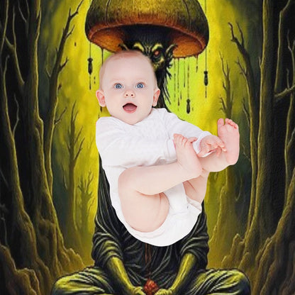 Ginger Gene - Slow Maiden Plush Throw Blanket