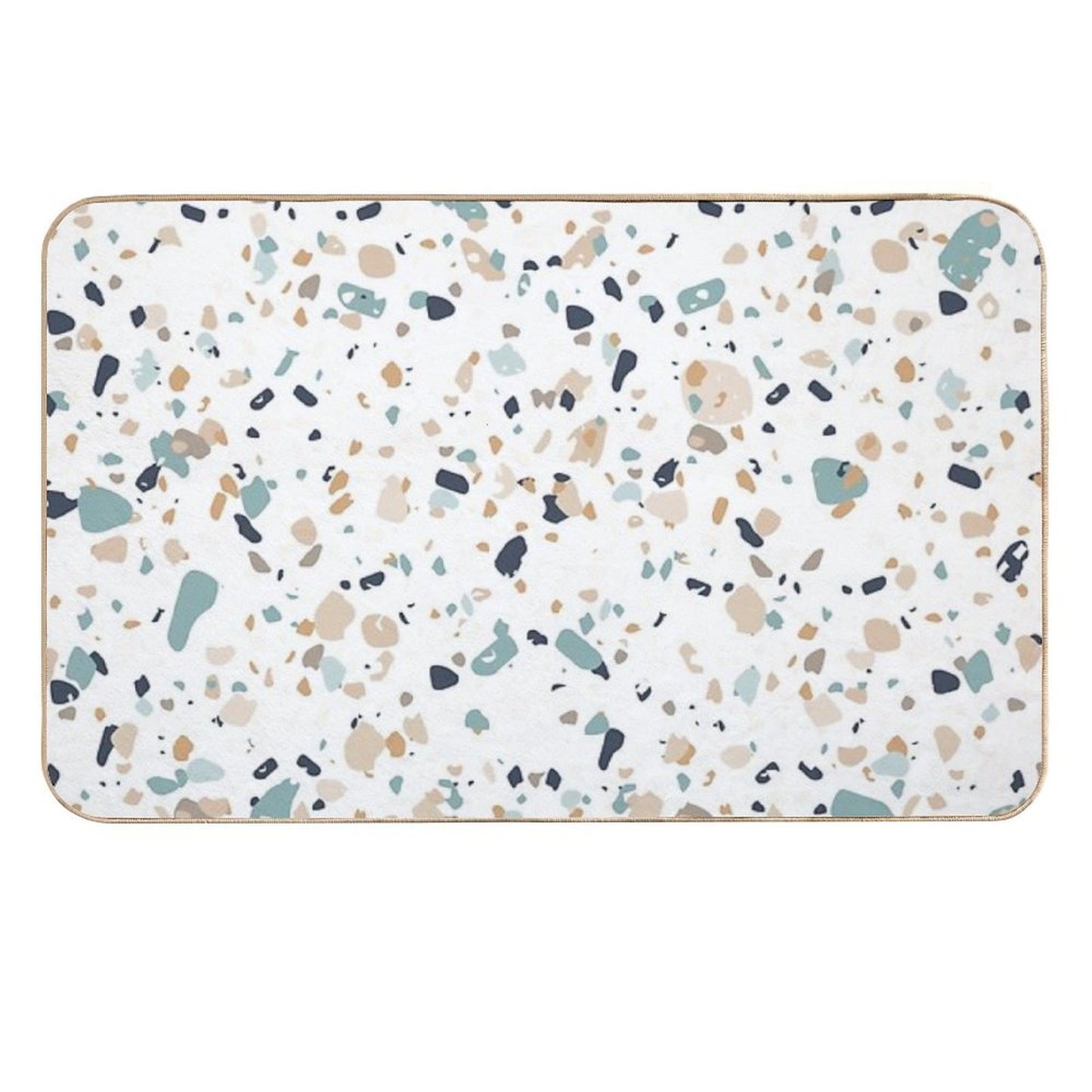 Italian Terrazzo  Easy Maintenance Bath Mat