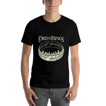 The Lord of The Rings The Journey Ring  High-quality Stitching T-Shirt