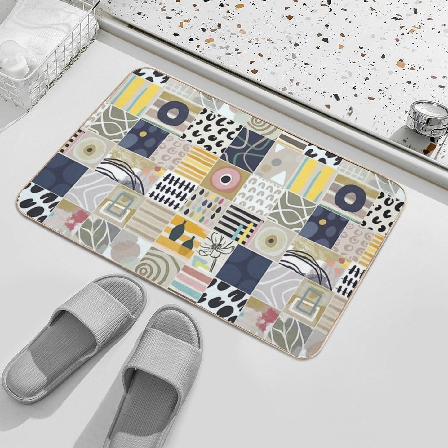 Afrika Art Design  Long-Lasting Bath Mat