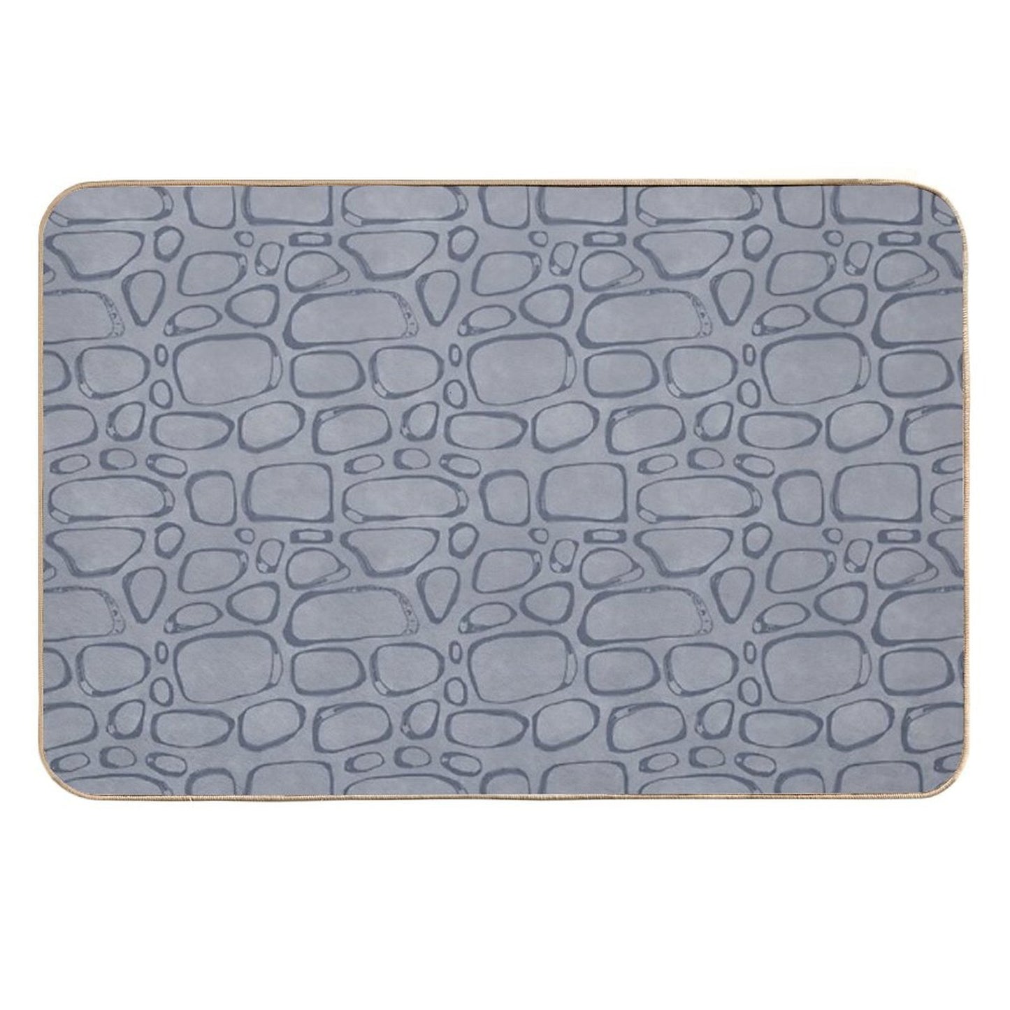 Stone Wall  Easy To Clean Bath Mat