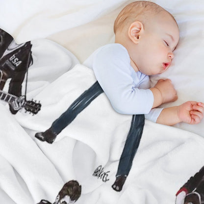 George  Michael Sustainable Throw Blanket