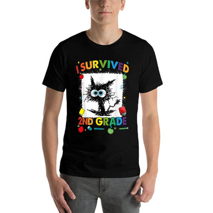 Funny Last Day Of Second 2nd Grade I Survived 2nd Grade  Soft T-Shirt