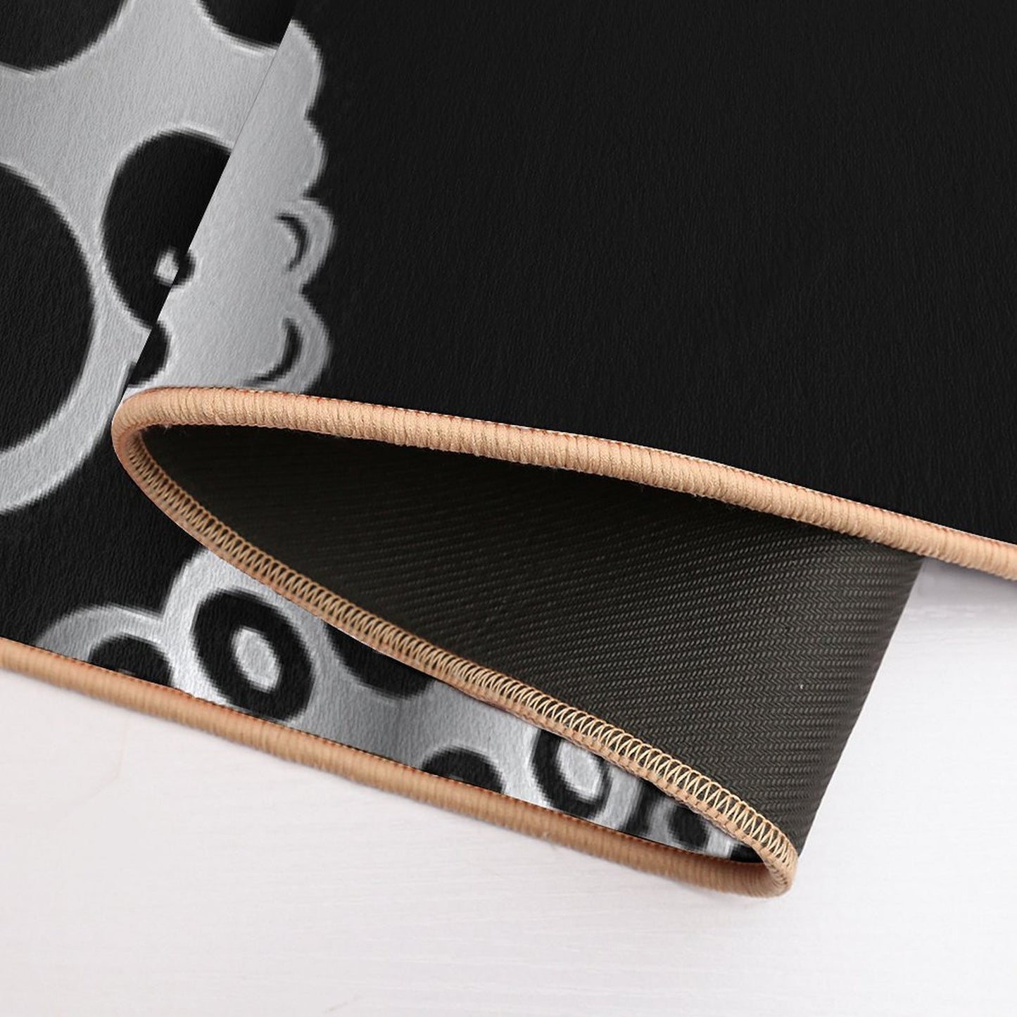 Octopus Design Silver  Fade-Resistant Bath Mat