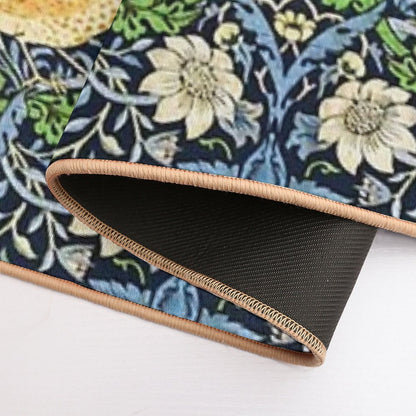 Art Nouveau Bird And Flower Tapestry  Versatile Bath Mat