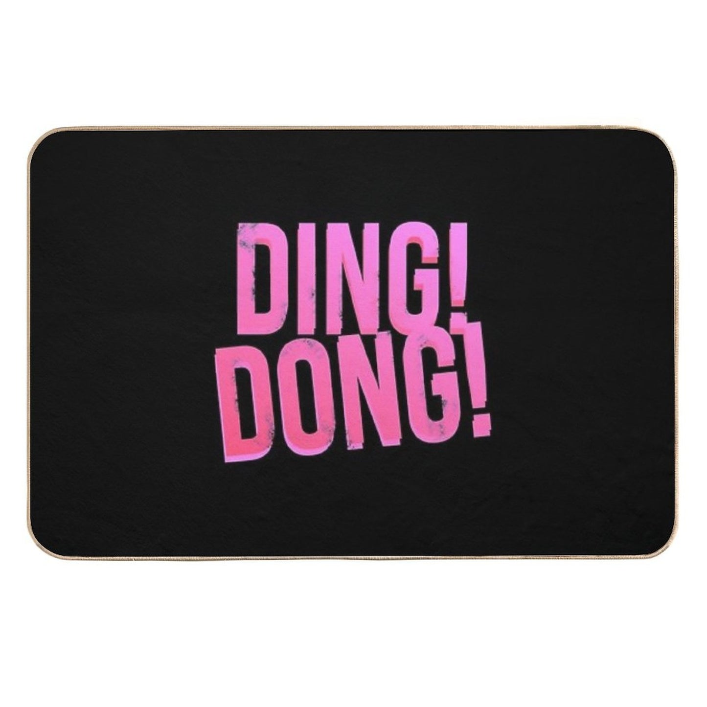 Ding! Dong!  Versatile Bath Mat