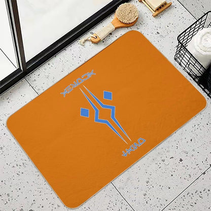 Ahsoka Tano Aurabesh Blue Durable Bath Mat