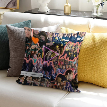 Pitch Perfect Collage Soft Bedroom Essential Throw Pillow