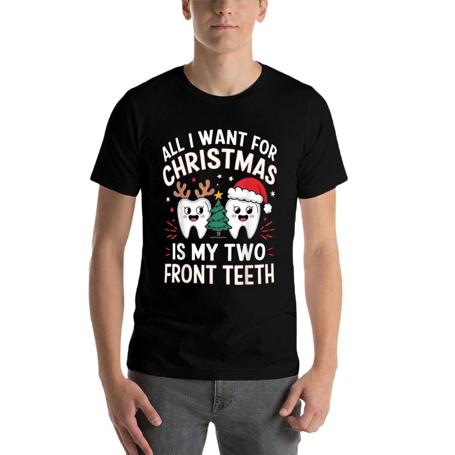 All I Want for Christmas Is My Two Frontth Funny Comfortable T-Shirt