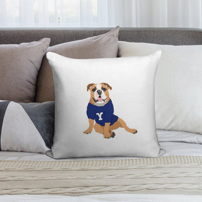 Handsome Dan Soft Multiple Sizes Throw Pillow