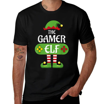 Gamer Elf Christmas Matching Group Family  Versatile T-Shirt