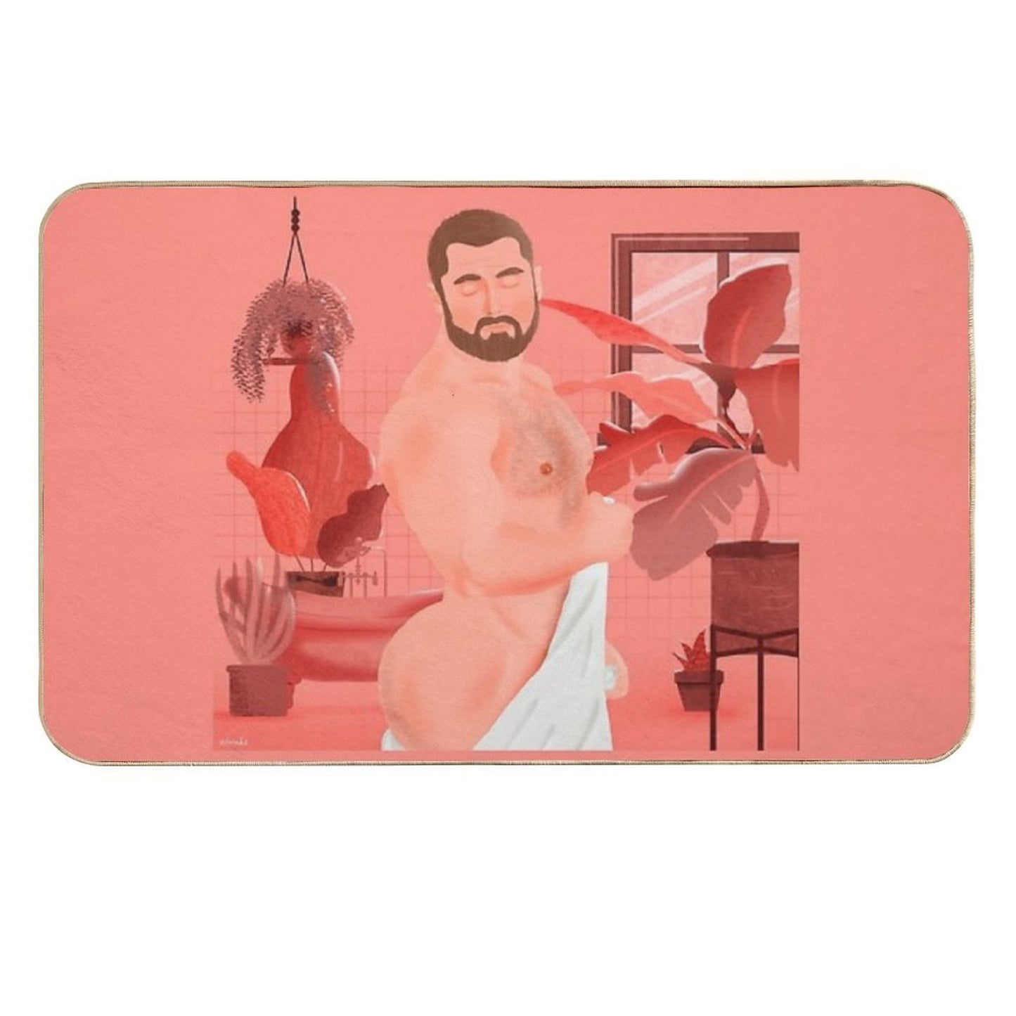 Bath Time  Dirt-Trapping Bath Mat