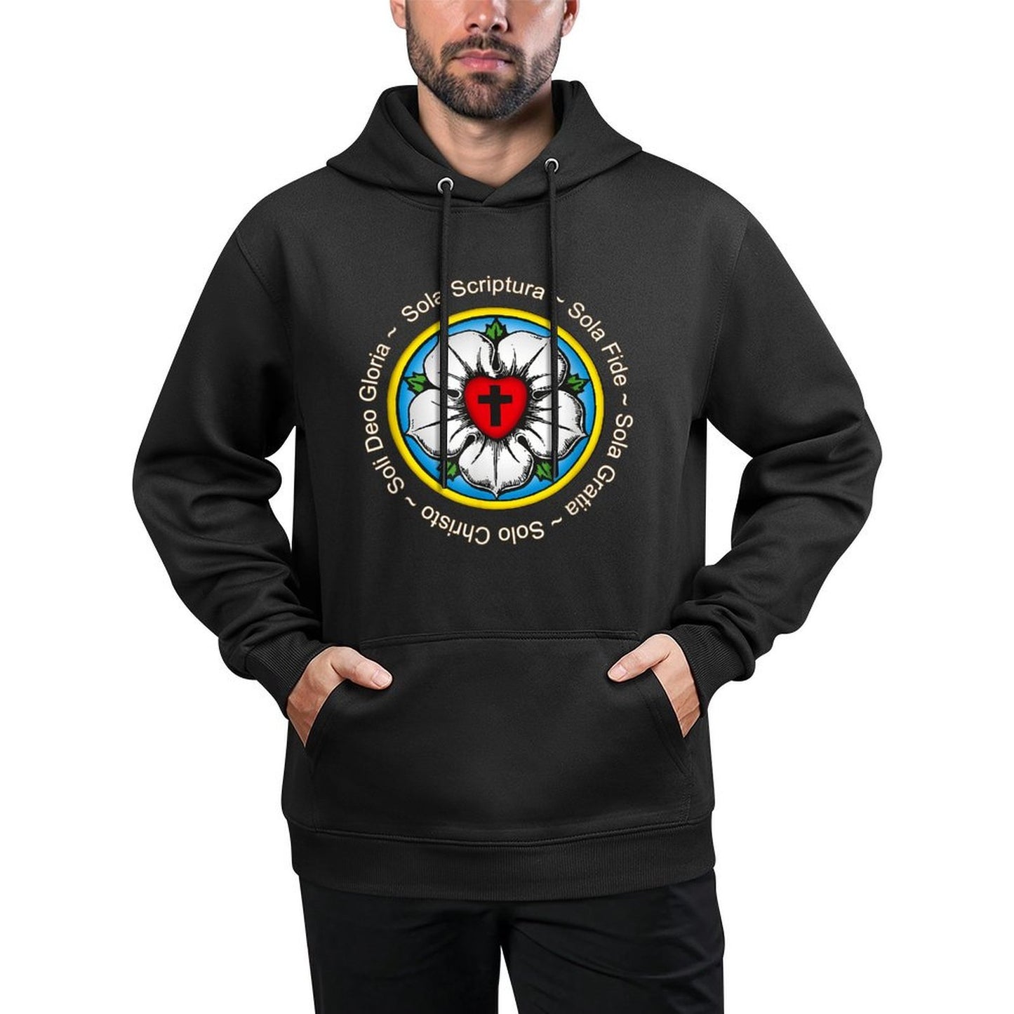 Luther Rose Lutheran Reformation Gift Shrink-Resistant Hoodie