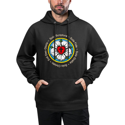 Luther Rose Lutheran Reformation Gift Shrink-Resistant Hoodie