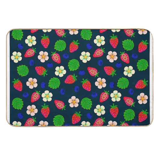 Strawberry Magic  Dirt-Trapping Bath Mat