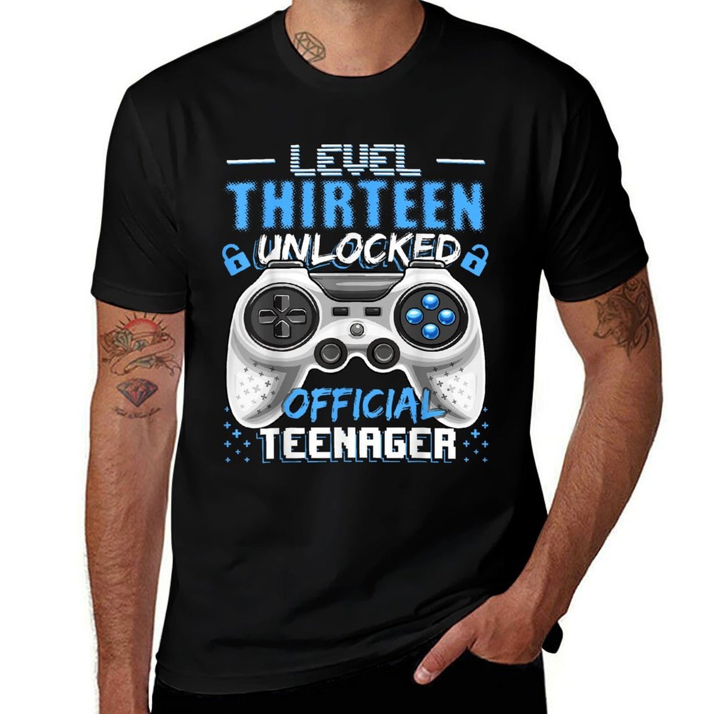 Level 13 Unlocked Officialnager Video Game 13th Birthday  Odor-resistant T-Shirt