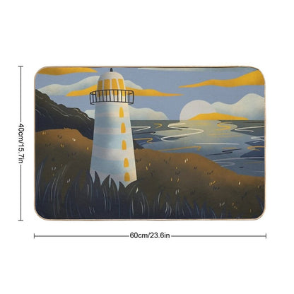 Lighthouse  Stain-Proof Bath Mat