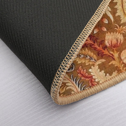 Antique French Aubusson Rug Print  Multi-Purpose Bath Mat