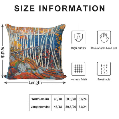 In The Northland (Group Of Seven) by Tom Thomson Canadian Landscape Soft High-Density Material Throw Pillow