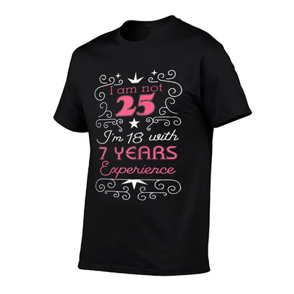 Womens 25 Year Old Queen with Experience Funny 25th Birthday  Soft T-Shirt