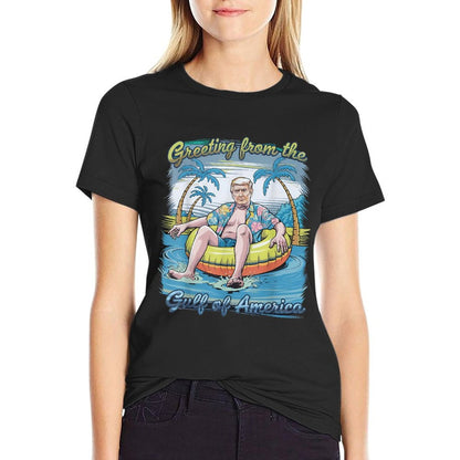 Greeting From The Gulf Of Usa America Comfortable T-Shirt