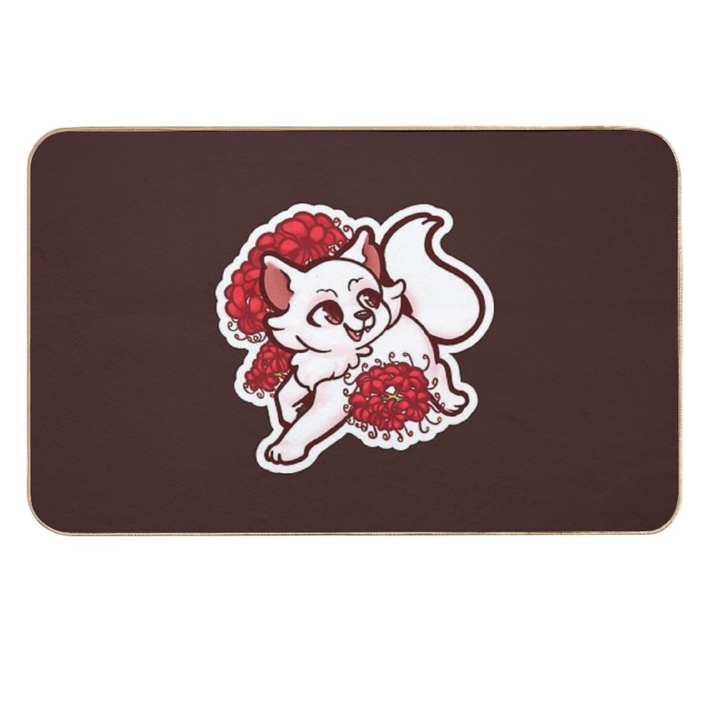 Spider Lillies  Rapid-Drying Bath Mat