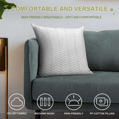 Going Nowhere (Light) Soft Luxury Feel Throw Pillow